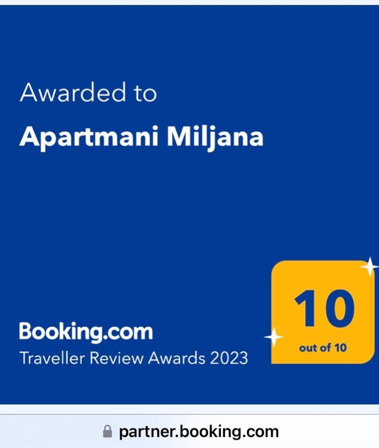 באר Apartmani Miljana מראה חיצוני תמונה