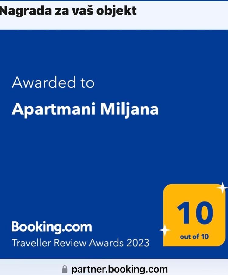 באר Apartmani Miljana מראה חיצוני תמונה